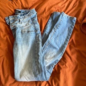 Light wash jeans